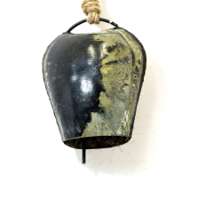 Dzwonek Alpejski metalowy przecierany 16cm